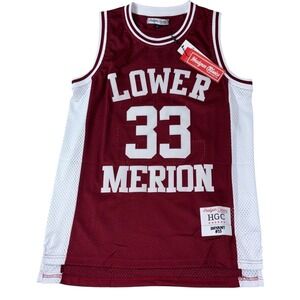 Lower Merion High School Jersey Men Small Burgundy Headgear Classics Kobe Bryant